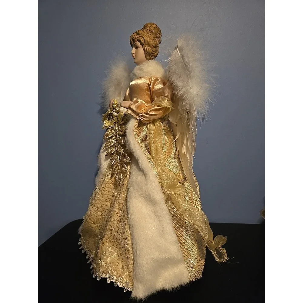 Vtg Christmas Tree Topper Angel 17